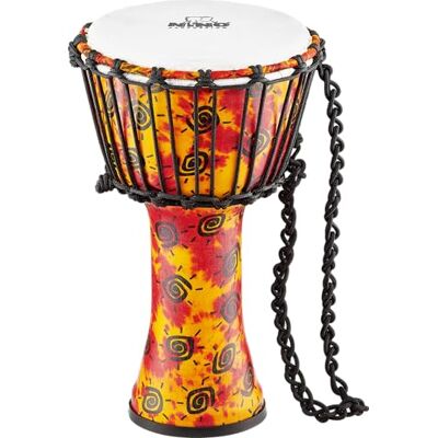 Nino Percussion Nino-PDJ1-M-F snoerspan kunststof djembe met kunststof deksel 25,4 cm (10 inch) diameter Nino Percussion Nino-PDJ1-M-F snoerspan kunststof djembe met kunststof deksel 25,4 cm (10 inch) diameter