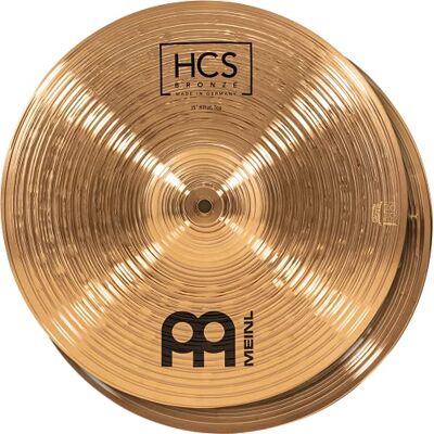 Meinl Percussion Meinl Cymbals HCS Brons HCSB15 inch Hihat (video) drumstel paar (38,10 cm) B8 Brons, traditionele afwerking (HCSB15H) Meinl Percussion Meinl Cymbals HCS Brons HCSB15 inch Hihat (video) drumstel paar (38,10 cm) B8 Brons, traditionele afwerking (HCSB15H)