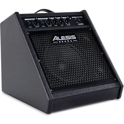 Alesis Nitro Amp Pro 80W Versterker voor Elektronische Drums 8" Woofer, Vloer‑Monitorwedge, Bluetooth, EQ, voor Elektronische Drumkits Alesis Nitro Amp Pro 80W Versterker voor Elektronische Drums 8" Woofer, Vloer‑Monitorwedge, Bluetooth, EQ, voor Elektronische Drumkits