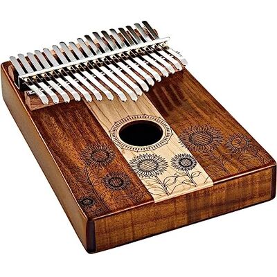 Sonic Energy Kalimba klankgat 17 noten in C majoor voor meditatie, yoga, percussie esdoorn- en acaciahout inclusief accessoires (KL1706H) Sonic Energy Kalimba klankgat 17 noten in C majoor voor meditatie, yoga, percussie esdoorn- en acaciahout inclusief accessoires (KL1706H)
