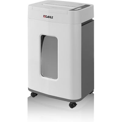 Dahle ShredMATIC 150 Papierversnipperaar met autofeed (150 vellen, P-4 snijder, 24L opvangbak, onderhoudsvrij) grijs Dahle ShredMATIC 150 Papierversnipperaar met autofeed (150 vellen, P-4 snijder, 24L opvangbak, onderhoudsvrij) grijs