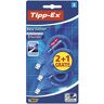 Tipp-Ex Easy Correct correctieroller, blister à 2 + 1 stuk voor zijdelingse correctie, 4,2 mm x 12 m