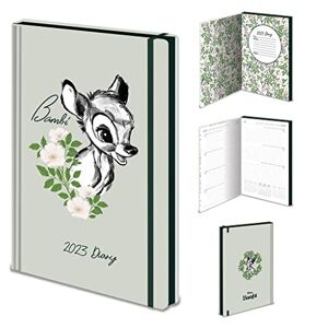 Pyramid Bambi Dagboek 2023, A5 harde kaft, week-tot-een-overzichtsplanner, officiële merchandise, SR74093, meerkleurig Pyramid Bambi Dagboek 2023, A5 harde kaft, week-tot-een-overzichtsplanner, officiële merchandise, SR74093, meerkleurig
