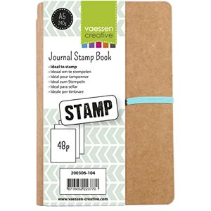 Creative 200306-104 Journal, Art Notitieboek met 48 ongevoerde pagina's voor dagelijks stempelen ambachten, bruin, A5 Creative 200306-104 Journal, Art Notitieboek met 48 ongevoerde pagina's voor dagelijks stempelen ambachten, bruin, A5