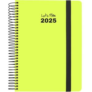 Grafoplás Grafoplas 2025 Kalender Neon Geel A5, 14,8 x 21 cm Grafoplás Grafoplas 2025 Kalender Neon Geel A5, 14,8 x 21 cm