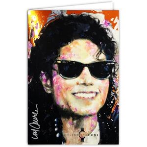 Les Collections Rétro Celebrity Icons Kaart met officiële licentie Sidney Maurer Michael Amerikaanse zanger – open kaart wit 23 x 17 cm – met witte envelop 12 x 17,5 cm – voor verjaardag, vertrek, pensioen, verzamelaar Les Collections Rétro Celebrity Icons Kaart met officiële licentie Sidney Maurer Michael Amerikaanse zanger – open kaart wit 23 x 17 cm – met witte envelop 12 x 17,5 cm – voor verjaardag, vertrek, pensioen, verzamelaar