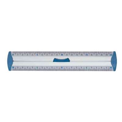 Maped Platte liniaal, van aluminium, 200 mm, met handvat Maped Platte liniaal, van aluminium, 200 mm, met handvat