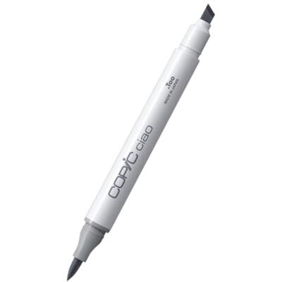 Copic Ciao Marker Type C 5, cool grey No. 5, veelzijdige layout marker, op alcoholbasis, met een medium breedte en een brush tip Copic Ciao Marker Type C 5, cool grey No. 5, veelzijdige layout marker, op alcoholbasis, met een medium breedte en een brush tip
