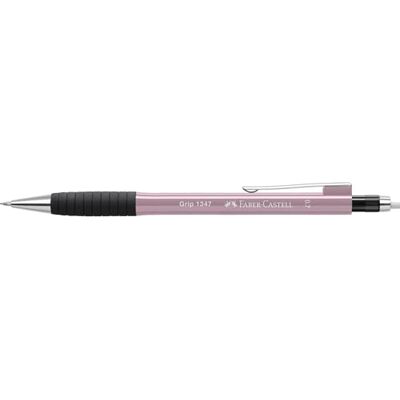 Faber-Castell Drukpotlood GRIP 1347 0,7 mm Rose Shadows Met gripzone, geïntegreerde gum en breukbestendige stift, hardheid B Faber-Castell Drukpotlood GRIP 1347 0,7 mm Rose Shadows Met gripzone, geïntegreerde gum en breukbestendige stift, hardheid B
