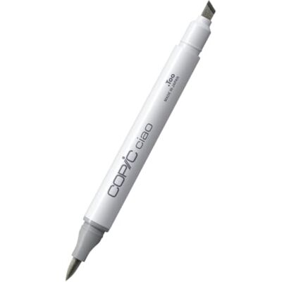 Copic Ciao Marker Typ W 3, warmgrijs No. 3, veelzijdige lay-out marker, op alcoholbasis, met een medium breedte en een penseelpunt. Copic Ciao Marker Typ W 3, warmgrijs No. 3, veelzijdige lay-out marker, op alcoholbasis, met een medium breedte en een penseelpunt.