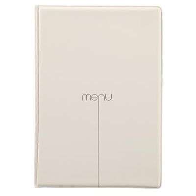DAG Style menukaart RISTO A5 menukaart gezeefdrukt 4 + 2 enveloppen zand DAG Style menukaart RISTO A5 menukaart gezeefdrukt 4 + 2 enveloppen zand