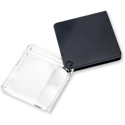 Carson Magniflip Plus Vouwen 2,5x/5x/7x Pocket Vergrootglas met Ingebouwde Koffer Zwart (GN-44) Carson Magniflip Plus Vouwen 2,5x/5x/7x Pocket Vergrootglas met Ingebouwde Koffer Zwart (GN-44)