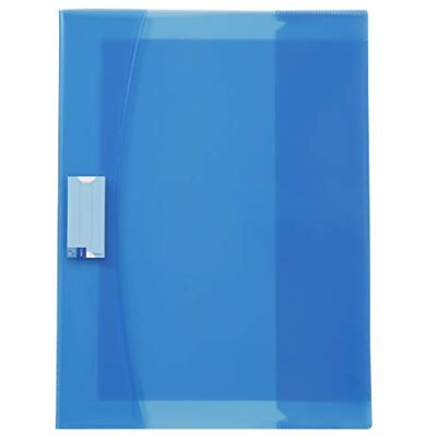 Viquel 50 boekenveloppen, A4, transparant met kleppen voor boekje 21 x 29,7 of A4, sterke kaft, blauw Viquel 50 boekenveloppen, A4, transparant met kleppen voor boekje 21 x 29,7 of A4, sterke kaft, blauw