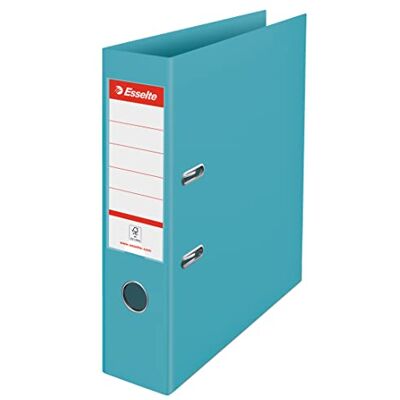 Esselte Ordner, Capaciteit van 500 Vellen, Rugbreedte van 75 Millimeter, Lichtgewicht en Duurzame A4 Map, Voor Thuis en op Kantoor, Reliëfpatroon, Colour'Breeze Assortiment, Blauw, 626212 Esselte Ordner, Capaciteit van 500 Vellen, Rugbreedte van 75 Millimeter, Lichtgewicht en Duurzame A4 Map, Voor Thuis en op Kantoor, Reliëfpatroon, Colour'Breeze Assortiment, Blauw, 626212