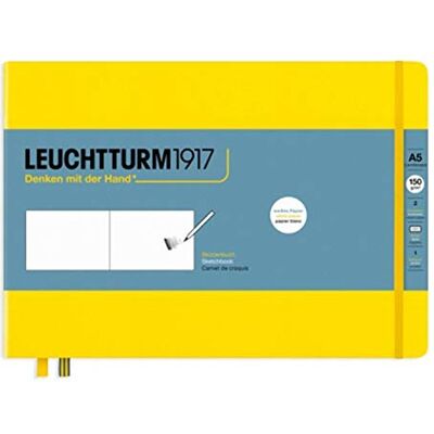LEUCHTTURM1917 362368 Landscape Schetsboek, A5, hardcover, 112 pagina's (150 g/m²), citroen LEUCHTTURM1917 362368 Landscape Schetsboek, A5, hardcover, 112 pagina's (150 g/m²), citroen