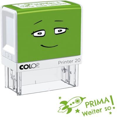 COLOP NIO School motivatiestempel "PRIMA Ga zo door!", opdrukkleur gladgroen, 38 x 14mm COLOP NIO School motivatiestempel "PRIMA Ga zo door!", opdrukkleur gladgroen, 38 x 14mm