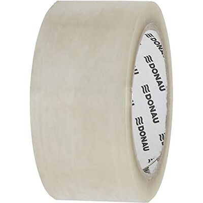DONAU Hot-Melt verpakkingstape 48 mm 66 m 50 micron transparant/enveloppen en accessoires voor verzending/rubbertype/type-robuust/materiaal-pp/rubber/kleur-transparant/dikte (mm)-50µm DONAU Hot-Melt verpakkingstape 48 mm 66 m 50 micron transparant/enveloppen en accessoires voor verzending/rubbertype/type-robuust/materiaal-pp/rubber/kleur-transparant/dikte (mm)-50µm