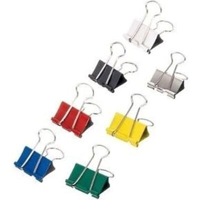 MAUL Foldback klemmen y® rode papierclips 12 stuks 25 mm sterke grip tot 90 vellen, snel ordenen op kantoor, ophangbaar voor extra gemak, stevige veerstaalconstructie MAUL Foldback klemmen y® rode papierclips 12 stuks 25 mm sterke grip tot 90 vellen, snel ordenen op kantoor, ophangbaar voor extra gemak, stevige veerstaalconstructie