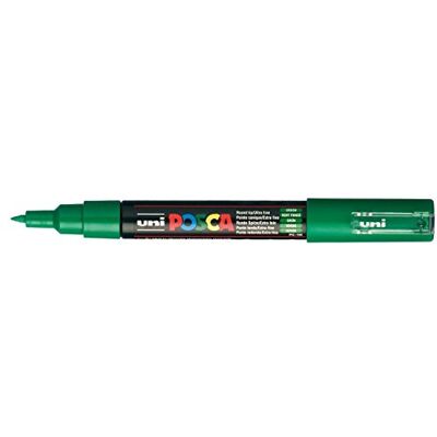 uni-ball POSCA 186763 POSCA marker met extra fijne ronde punt, donkergroen uni-ball POSCA 186763 POSCA marker met extra fijne ronde punt, donkergroen