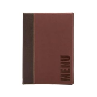 SECURIT Trendy A4-menuhouder van kunstleer met 1 dubbelzijdig inzetstuk, wijnrood (MC-TRA4-WR) SECURIT Trendy A4-menuhouder van kunstleer met 1 dubbelzijdig inzetstuk, wijnrood (MC-TRA4-WR)