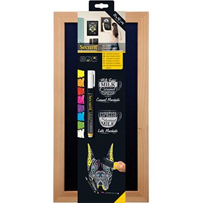 SECURIT Krijtbord, 20 x 40 cm, meerkleurig SECURIT Krijtbord, 20 x 40 cm, meerkleurig