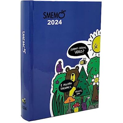 Smemoranda Green Balloon Special Edition motief bouillon dagboeken, schooldagboek 2023-2024, 16 maanden, 544 pagina's, september 23 december 24, medium 11 x 15, blauw met strip Smemoranda Green Balloon Special Edition motief bouillon dagboeken, schooldagboek 2023-2024, 16 maanden, 544 pagina's, september 23 december 24, medium 11 x 15, blauw met strip