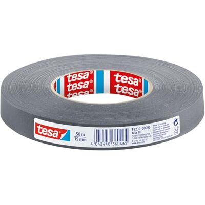tesa extra Power Perfect Ducttape Grijs 50 m x 19 mm Met weefsel versterkte tape voor knutselen, repareren, bevestigen, verstevigen en beschrijven voor binnen en buiten tesa extra Power Perfect Ducttape Grijs 50 m x 19 mm Met weefsel versterkte tape voor knutselen, repareren, bevestigen, verstevigen en beschrijven voor binnen en buiten