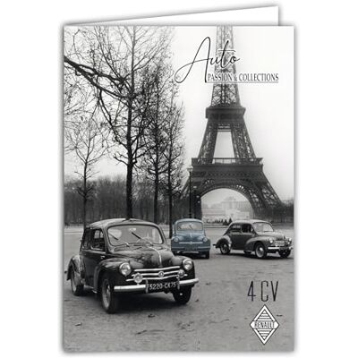 Les Collections Rétro IETSCPXL-15008N MAXI GROTE KAART XL 22 x 31 cm Renault 4CV Officiële licentie Eiffeltoren Auto Verzamelwagen Wit Interieur 44 x 31 cm Met envelop Vertrek Pensioen Verjaardag Les Collections Rétro IETSCPXL-15008N MAXI GROTE KAART XL 22 x 31 cm Renault 4CV Officiële licentie Eiffeltoren Auto Verzamelwagen Wit Interieur 44 x 31 cm Met envelop Vertrek Pensioen Verjaardag
