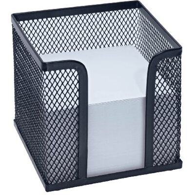 WEDO 65701 briefbox Office (incl. papier (92 x 92 mm), draadmetaal) zwart WEDO 65701 briefbox Office (incl. papier (92 x 92 mm), draadmetaal) zwart