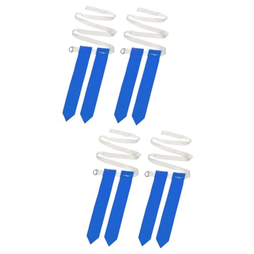 BESPORTBLE 4 Stuks Nylon Riem Trainingsband Voor Voetbalverdediging Voetballen Rugby Taille Vlag Nylon Bandjes Amerikaanse Voetbaltaillevlaggen Trainer Kind Amerikaanse Stijl