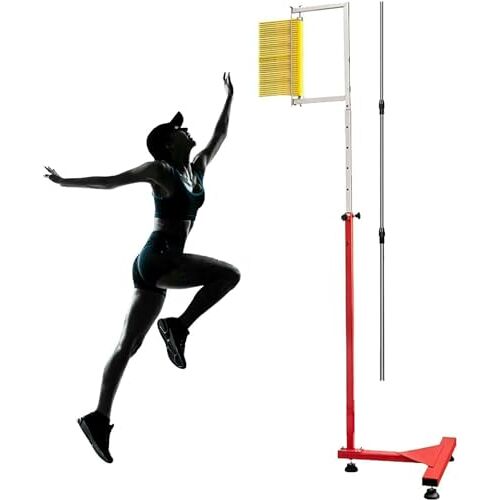 LiLiLDAK Home Gym Verticale Jump Meetinstrument, 1,7-3,6 m Verstelbare Verticale Springtrainer voor Basketbal, Jeugd Verticale Jump Tester Meetstok