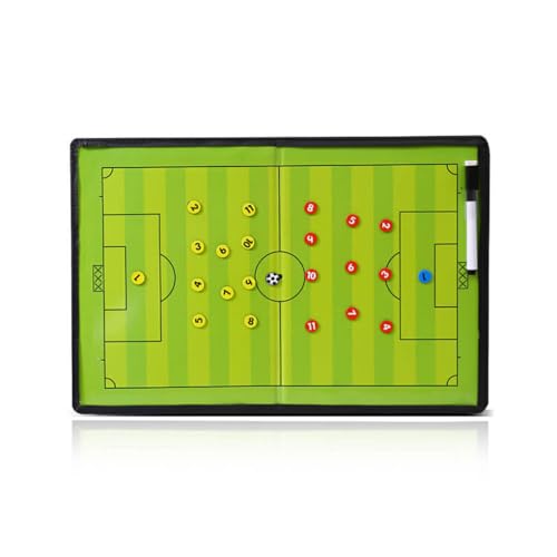 tieedhfu Brede toepassing Veelzijdig basketbaltactiekbord voor verschillende trainingssessies Opvouwbaar voetbaltactiekbord PVC, voetbal