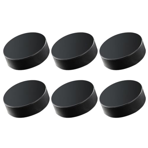 VICASKY 8 Stuks IJshockey puck Zwarte ijs hockey puck trainingspuck voor ijshockey streethockeyballen ijsbol Air Hockey benodigdheden voor hockeysporten ijshockeypucks massa