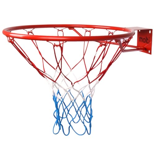 molti Basketbalkorf HangRing basketbal basketbal ring met ring en net Ø 45 cm