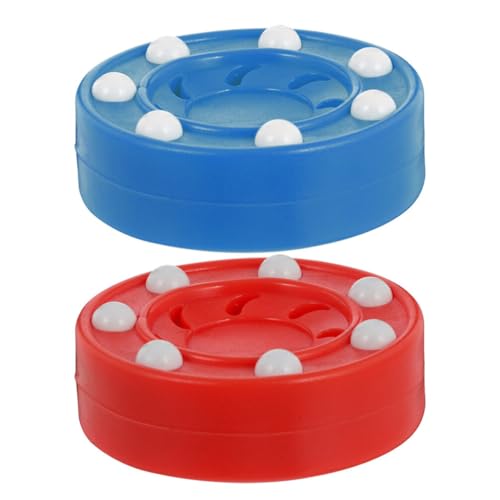 SUPVOX 2 Stks Roller Hockey Pucks Ijshockey Pucks Bulk Straat Hockey Pucks Hockey Puck Ballen Herbruikbare Ijshockey Training Puck Voor Kinderen Jongens Jeugd Volwassen Outdoor