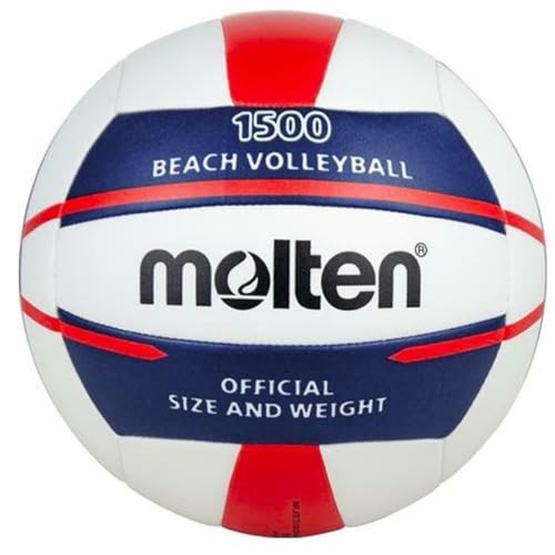 Molten Volleybalbal V5B1500-WN wit/blauw/rood 5