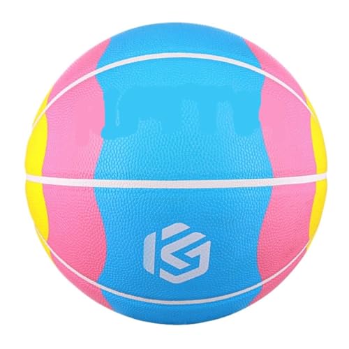 SNUFF Basketballen Nr. 7 Volwassen Slijtvast Basketbal Cadeau Basketbalbal Zacht Leergevoel Nr. 5 Trainingsbasketbal Anti Slip Basketbal (Color : Blue, Size : A)