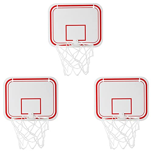 Henrty 3 x Sport Office Basketbal Hoop Clip voor Mand Basketbal Game Small Basket Board Board voor Afvalmand