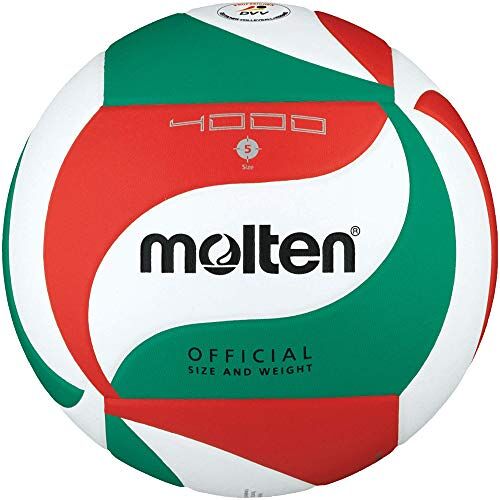 Molten Wedstrijdbal V5M4000-DE wit/groen/rood 5