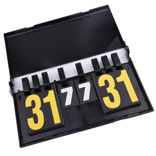 GANAZONO Scoreborden Voor Tafeltennis Basketbal Scorebord Draagbaar Scorebord Basketbalscorer Nummer Pvc Wedstrijd Scorebord Scoreflipper Voor Sportspellen