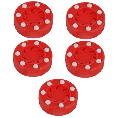 YARNOW 5 Stuks Rollerbal Accessoires Voor Buiten Rol Pucks Rolhockey Puck Pro Schot Officieel Hockeyballen Professionele Hockeypuck Pucks Trainen Ijs Kind Belangrijk Straathockey P.p