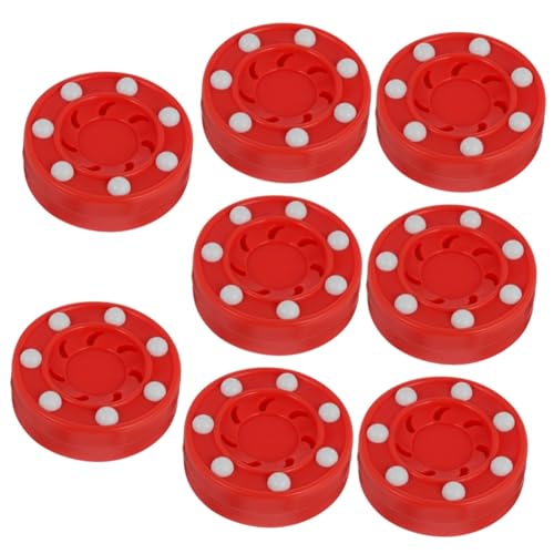 TOVINANNA 8 Stuks Rolschaatsen Hockey Universele Roller Hockey Rollende Hockey Puck Vloer Hockey Puck Roller Hockey Ballen Pucks Bling Accessoires Ijs Pro Mannen En Vrouwen Pp Set