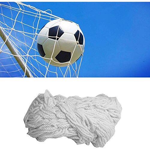 Tbest Voetbaldoelnet, vervangend net voor voetbaldoelen, voetbalnet, Goalie net, multi-size voetbalnet, sport, vervanging, voetbaldoel, post net (8 x 6 ft)