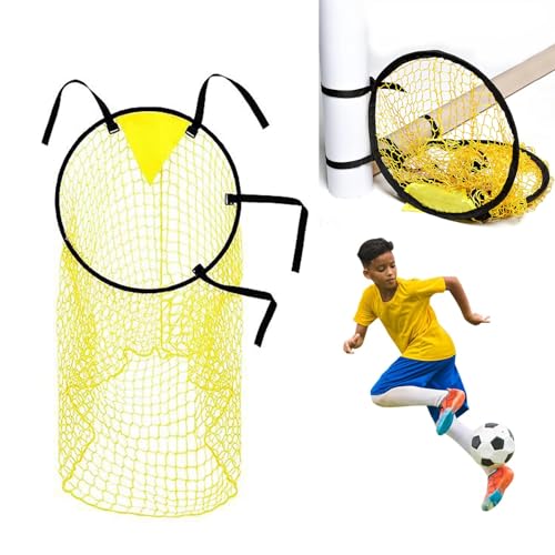 Yoaeyok Voetbalnet, voetbaldoelnet, doelnet, doelnet, schietmateriaal voor voetbaltraining, voetbaldoelen voor volwassenen en kinderen, 45 x 60 cm