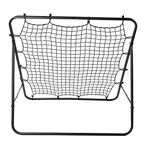 Sluffs Stalen opvouwbare voetbal rebound doelnet voor honkbal tennis voetbal rebounder net trainingsapparatuur trainingsapparatuur