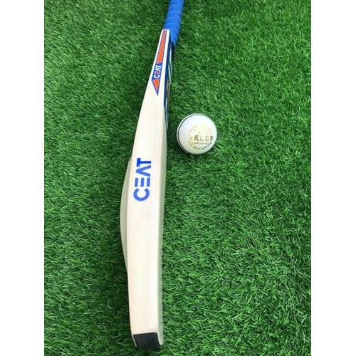 Generic Engels Willow Cricket Bat Grade-1 Grote Dikke Edage met Lederen Bal voor Cricket Player