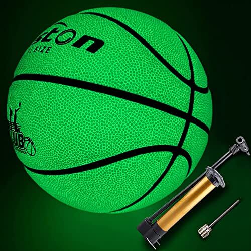 Senston basketbal glow in the dark basketballen cadeau maat 7