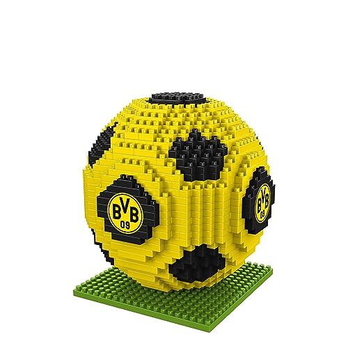 FOCO Officieel gelicentieerd product Borussia Dortmund BRXLZ-stenen 3D-voetbal bouwset 12+ yo