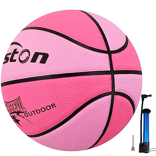 Senston Basketbal maat 5 beginners basketballen, roze