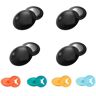 JINJUMEI 4 stuks startnummermagneten, startnummerhouder, startnummer, bevestiging, magnetische startnummerhouder met 4 stoffen knoppen, magnetische clips voor gebruik bij marathon, halve marathon